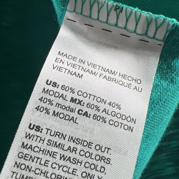 Chico's Women's Top 2X Ultimate Tee Roll Tab Short Sleeve Slubbed Cotton Blend - Picture 7 of 9